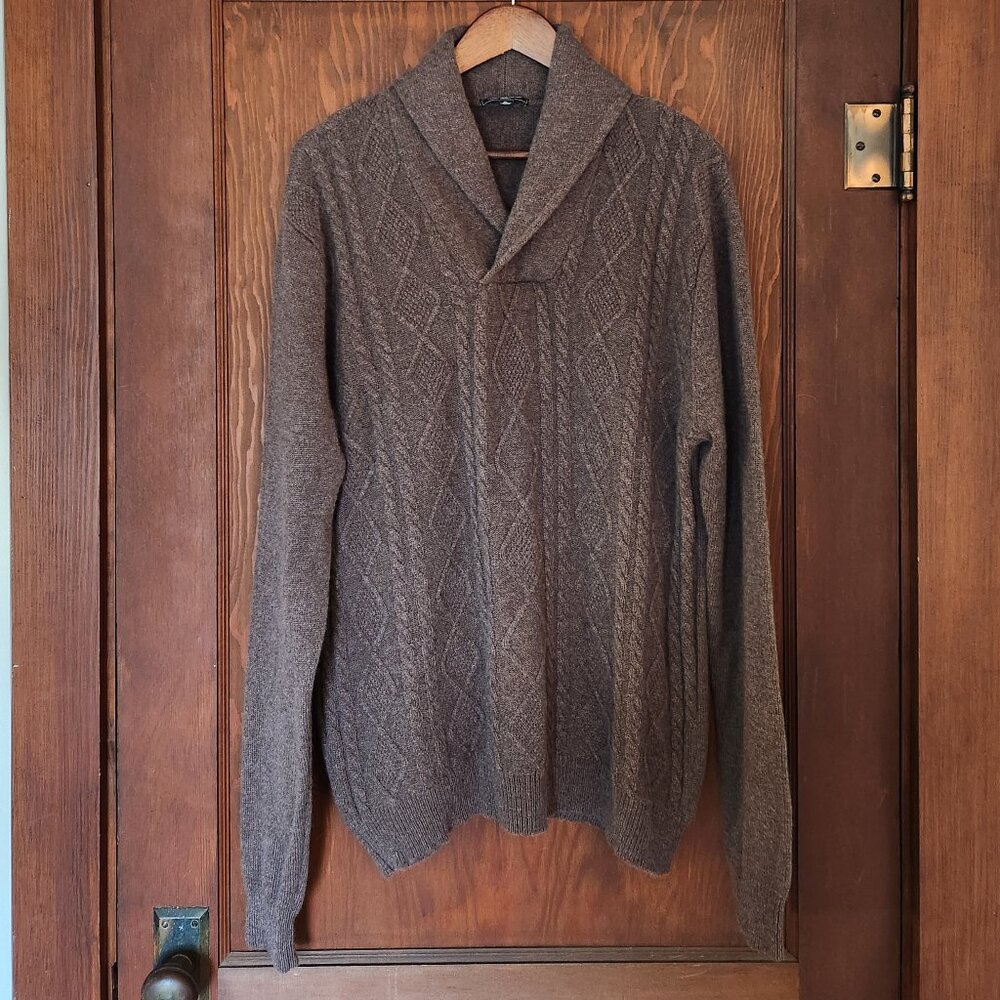Saks Fifth Avenue Brown Cashmere Sweater